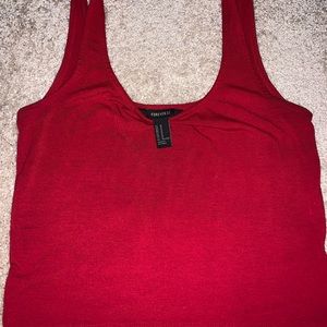 SOLD RED CROP TOP!